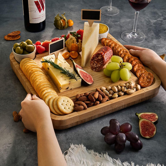 Bamboo Cheese & Platter Board - Aussie Vitality