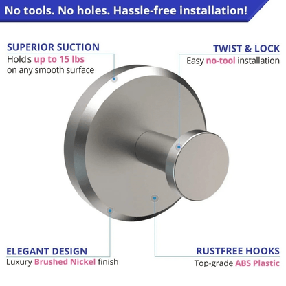 No Drill Wall Hooks - Aussie Vitality