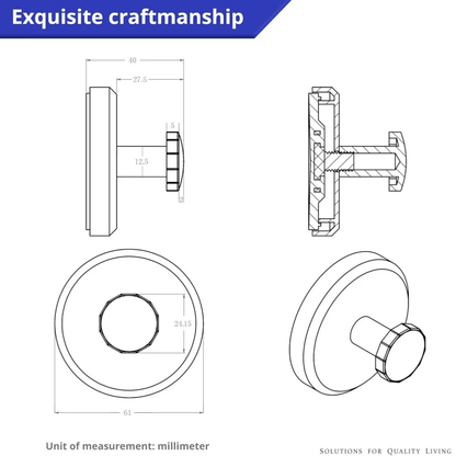 No Drill Wall Hooks - Aussie Vitality