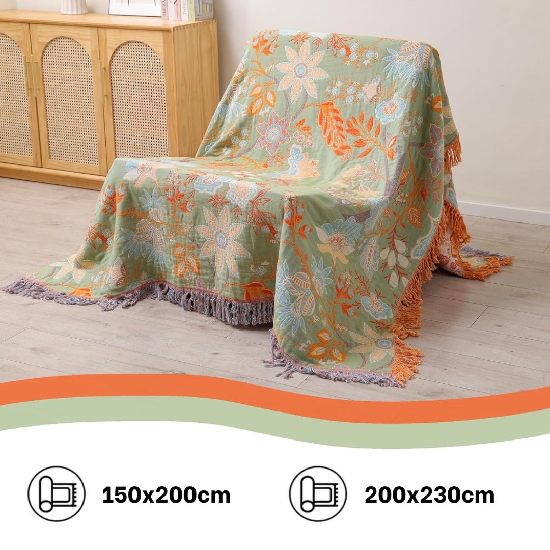 Boho Throw Blanket - Aussie Vitality