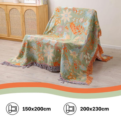 Boho Throw Blanket - Aussie Vitality