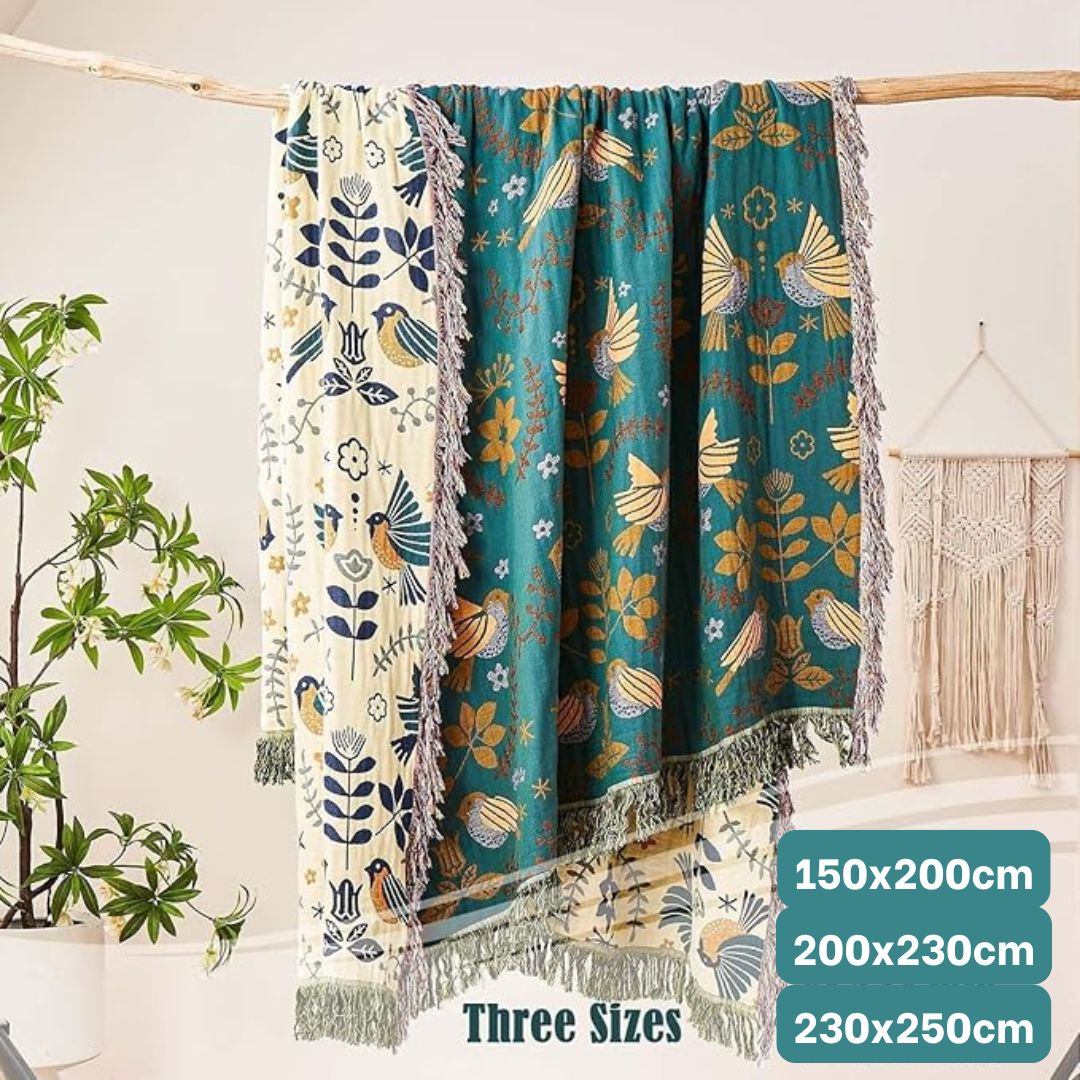 Scandinavian Throw Blanket - Aussie Vitality