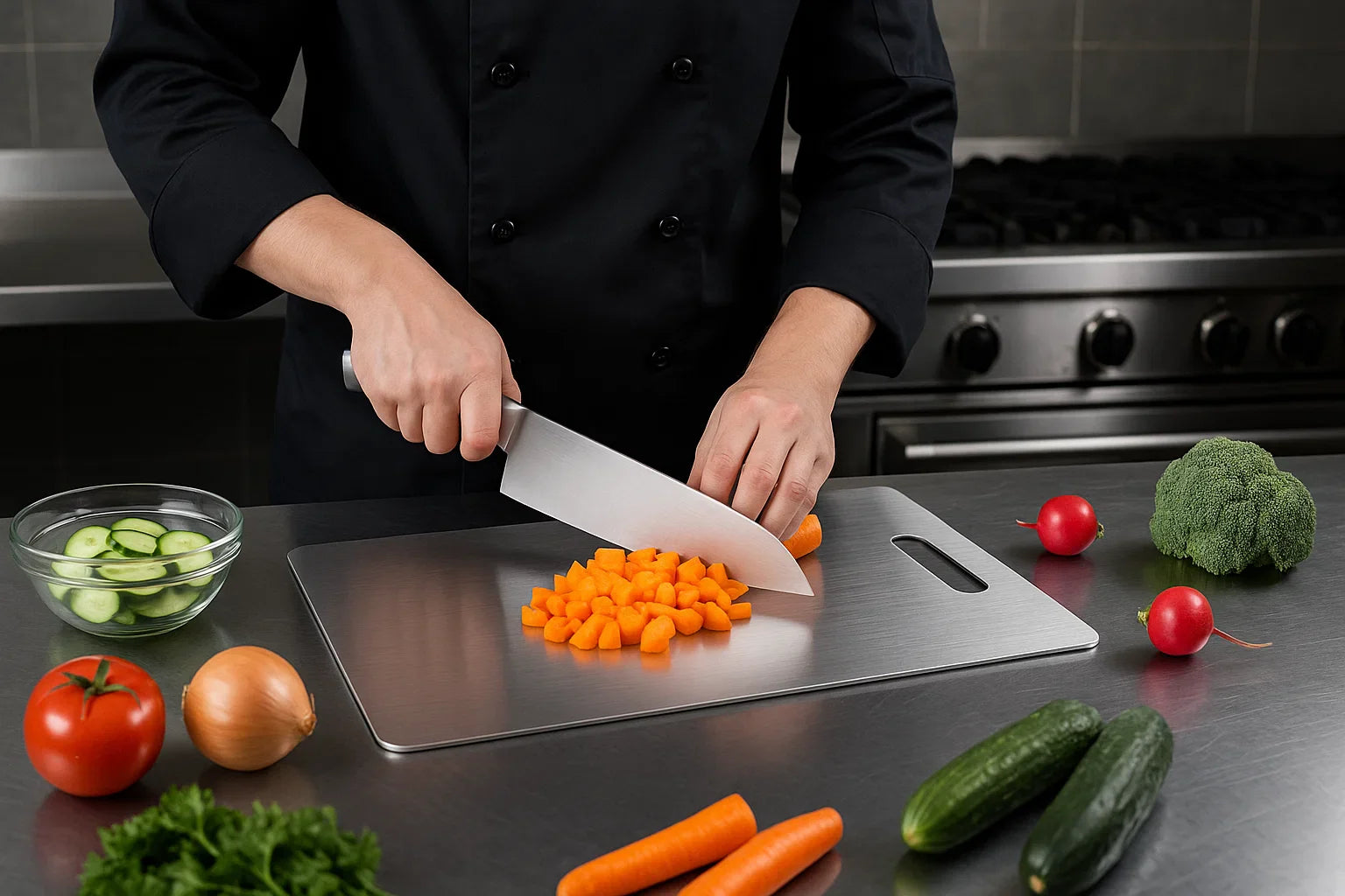 TitanEdge Titanium Cutting Board