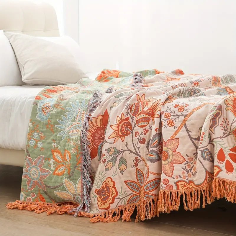 Boho Throw Blanket - Aussie Vitality