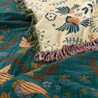 Scandinavian Throw Blanket - Aussie Vitality