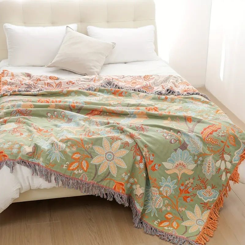Boho Throw Blanket - Aussie Vitality